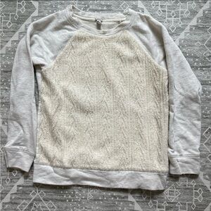 J. Crew Cream Textured Sweater